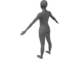 Woman African-American 3D Model