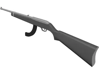 Ruger Rifle 3D Model