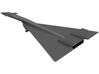 North American XB-70 Valkyrie 3D Model