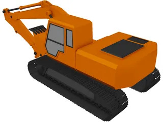 Excavator 3D Model