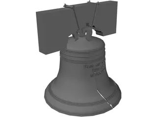 Liberty Bell 3D Model