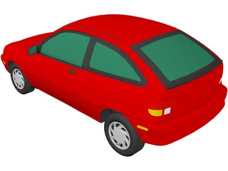 Ford Aspire (1995) 3D Model