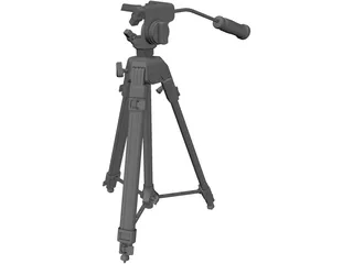 Camera Tripod 3D Model