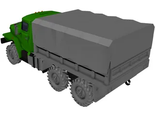 Ural 4320 3D Model