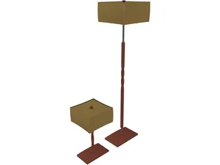 Standing Lamps 3D Model