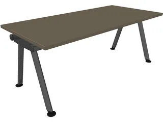 Office Table 3D Model