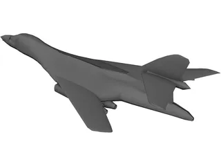 Rockwell B-1 Bomber 3D Model