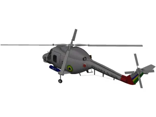 Westland Lynx 3D Model