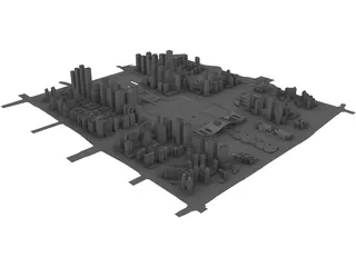 Shenzhen (China) 3D Model