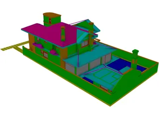 Brasilian House 3D Model