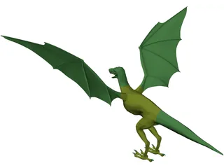 Griffin-Dragon Cross Creature 3D Model