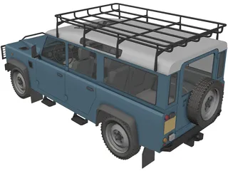 Land Rover Defender 110 3D Model