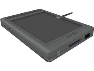 Sony Clie PDA 3D Model