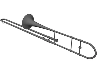 Trombone 3D Model