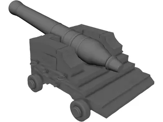 Cannon 3D Model