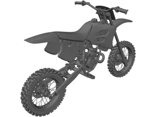 KTM Mini Bike 3D Model