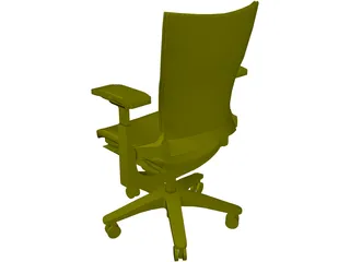 Allsteel Chair 9 3D Model