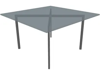 Mies van der Rohe-Barcelona Table 3D Model