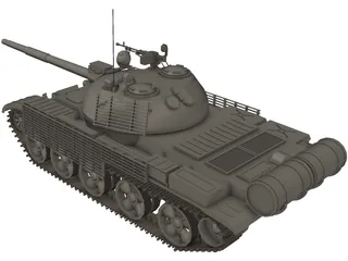 T-62 3D Model