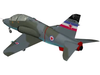 BAE Hawk G-4 Soko 3D Model