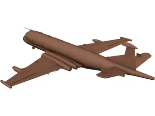 Hawker Siddeley Nimrod 3D Model