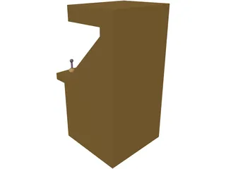 Generic Arcade Cabinet 3D Model