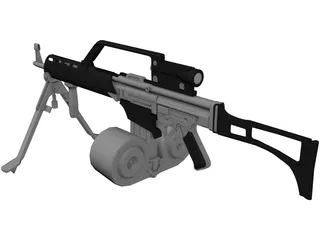 Stg44 modified SAW 3D Model