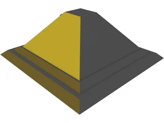 Alien Pyramid 3D Model