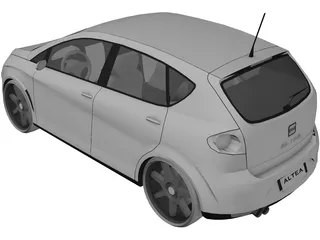 Seat Altea (2004) 3D Model