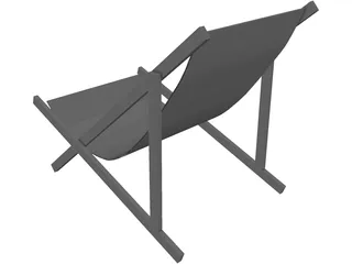 Beach Chair 3D Model