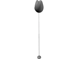 Floor Lamp Noguchi 3D Model