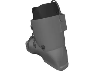 Ski Boot 3D Model