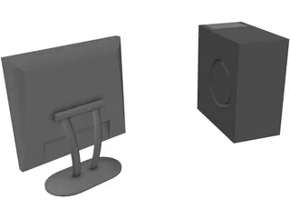 Dell Computer 3D Model