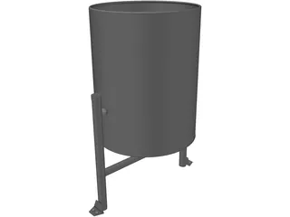 Garbage Container 3D Model