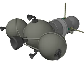 Luna 16 3D Model