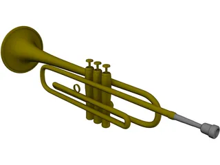 Trumpet 3D Model