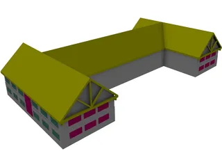 Retail Building 3D Model