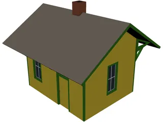 Branch Line Station 3D Model