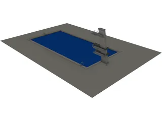 Indoor Pool 3D Model