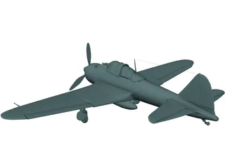 Mitsubishi A6M Zero 3D Model