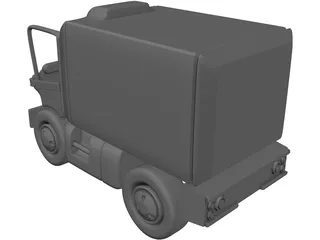 Toon Van 3D Model