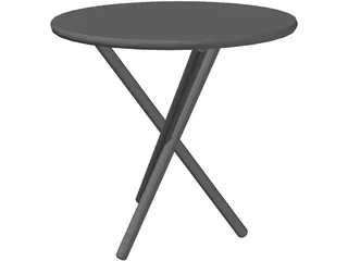 Tripod Table Jabrun 3D Model