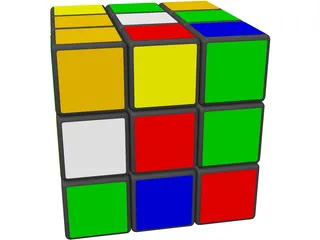 Rubicks Cube 3D Model