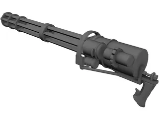 Mini Gun 3D Model