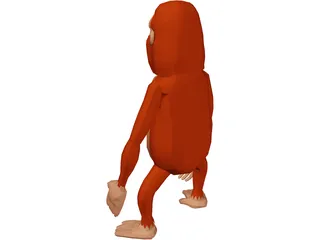 Funny Ape 3D Model