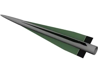 Surface to Air Missile (SAM) 3D Model