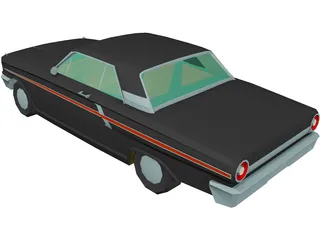 Ford Fairlane 500 Sports Coupe (1964) 3D Model