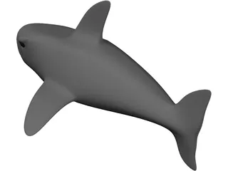 Cartoon Shark 3D Model