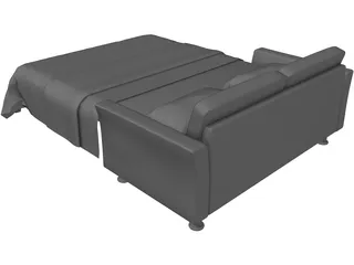 Bed Metamorfosi 3D Model