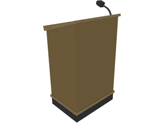 Lectern 3D Model